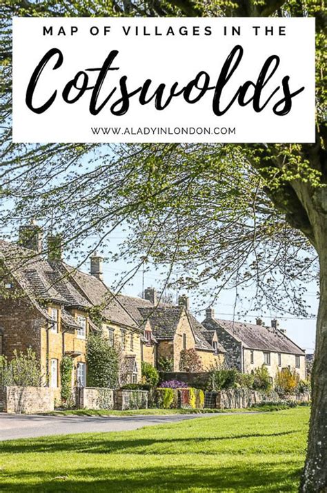 Map of Cotswold Villages - Interactive Map of Villages in the Cotswolds