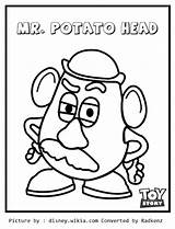 Radkenz Artworks Gallery Toy Story Mr Potato Head Coloring Page sketch template
