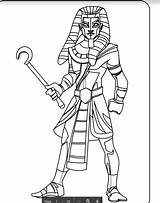Egyptian Coloring Page sketch template