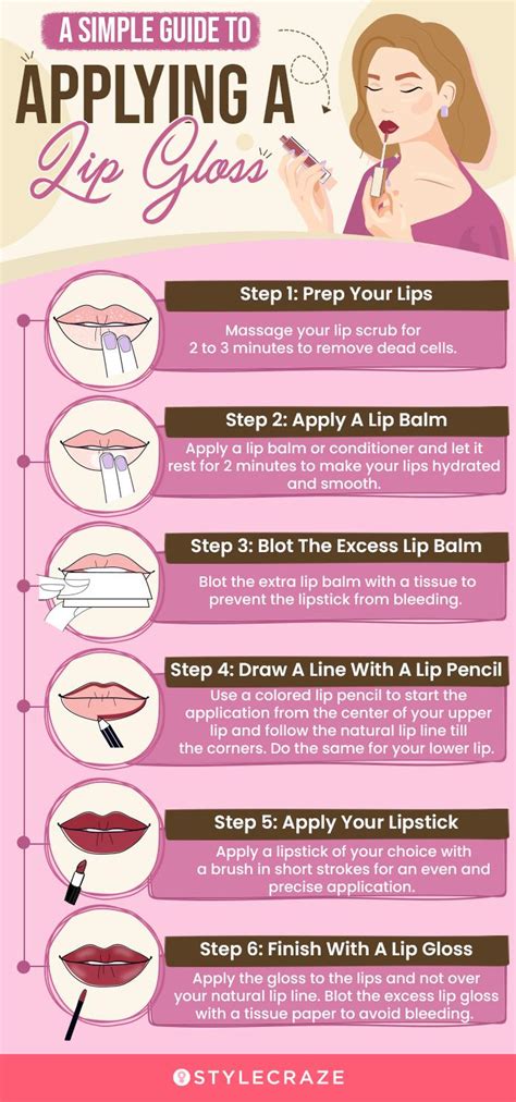 How To Apply Lip Gloss Perfectly? - 6 Simple Steps With Pictures