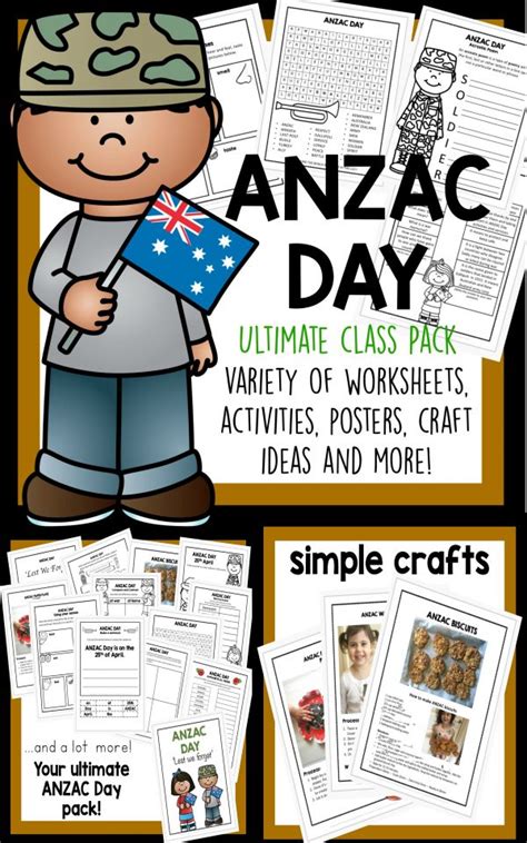 ANZAC Day activities and craft pack - Laughing Kids Learn