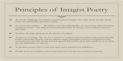 Presentation on Imagist Poetry - Assignment Point