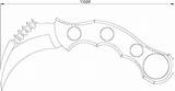 Karambit Knife Coloring Page Ultra Pages Sketch sketch template