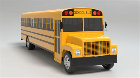 School bus 3D model - TurboSquid 1524469