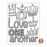 Love One Another Coloring Pages — Stevie Doodles sketch template