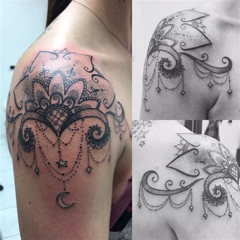 Indian dots puntini tattoo ciondoli stella luna Stella Luna, Goa, Geometric Tattoo, Indian ...