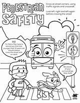 Pedestrian Safety Coloring Page Download Printable PDF  Templateroller sketch template