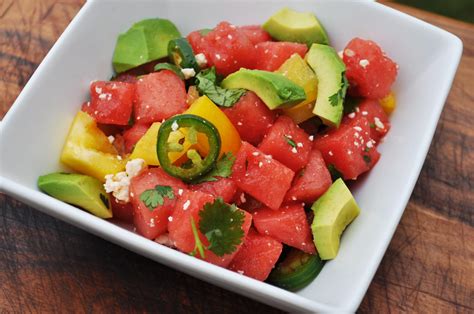 Watermelon, Avocado, and Jalapeno Salad – Wine & Hotdish