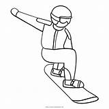 Snowboard Coloring Pages sketch template