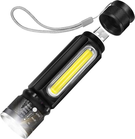 懐中電灯 LED 充電式 ハンディライト COB 強力 最強 作業灯 ワークライト led 【人気ショップが最安値挑戦！】