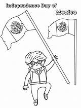 Mexican Independence Day Coloring Sheet For Kids sketch template