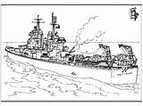 Warships Coloring sketch template