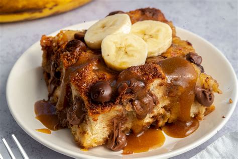 Gluten Free Chocolate Chip Banana Bread Pudding Recipe