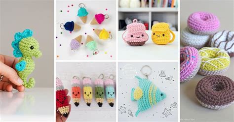 Crochet Amigurumi Keychain Patterns - Amelia's Crochet