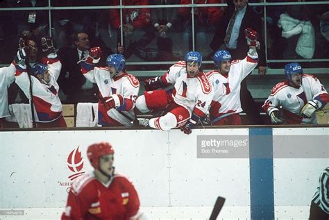 Sport, 1992 Winter Olympic Games, Albertville, France, Ice Hockey ...