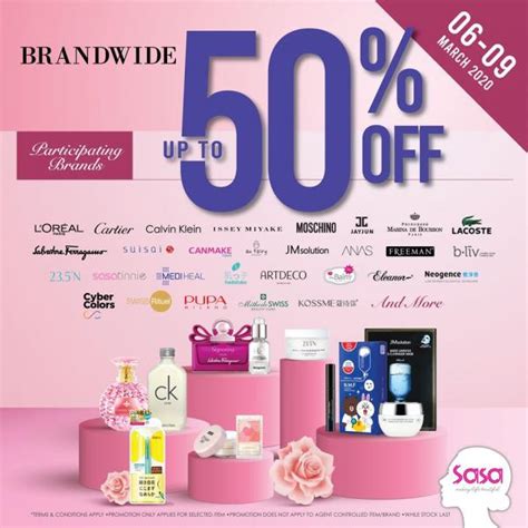 Sasa Skincare and Makeup Promotion Up To 50% OFF (6 March 2020 - 9 March 2020)