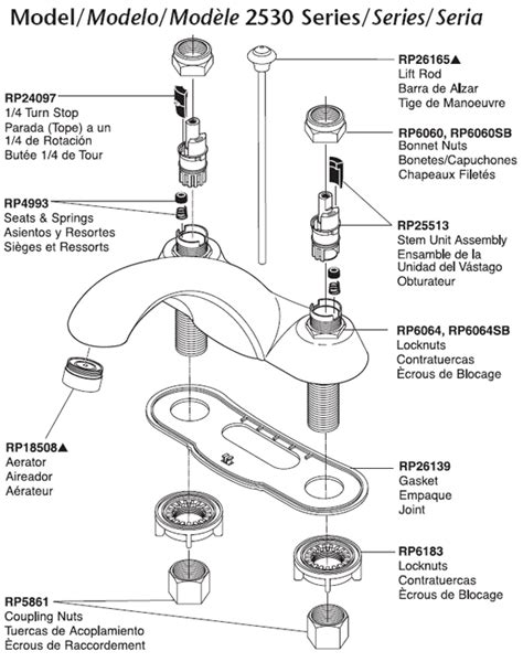 Moen Bathtub Faucet Parts Diagram : Moen T3124 Parts List and Diagram : eReplacementParts.com ...