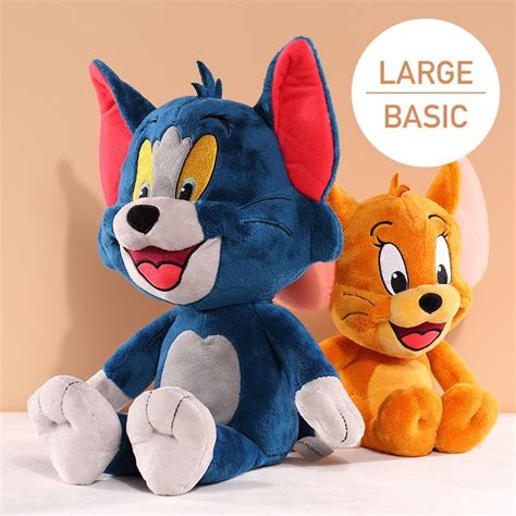 Tom And Jerry Plush Toy Cartoon Movie Cat Tuffy Nibbles Mouse Plushies Stuffed Animals