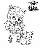 Chibi Monster High Coloring Pages At GetColoringscom  Free Printable sketch template