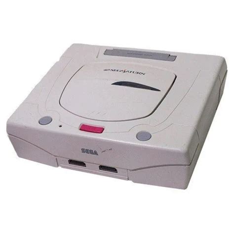 SEGA SATURN WHITE Retro Gaming Console Main Body Only Operation ...