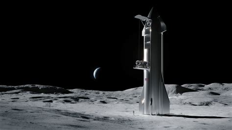 HD quality official render of SpaceX cargo Starship unloading on the ...