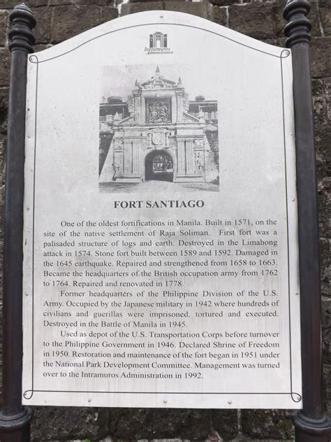 REVISITING THE HISTORIC FORT SANTIAGO IN INTRAMUROS - Touristang Pobre