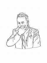 Elon Musk coloring Pages sketch template