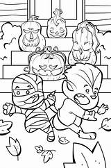 30 Cute Halloween Coloring Pages For Kids sketch template