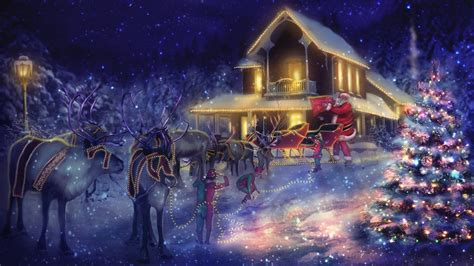 Enchanted Christmas Eve HD Wallpaper