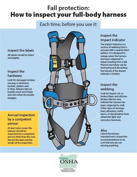 How to inspect your full-body harness. #Safety #RopeWork | Health and ...