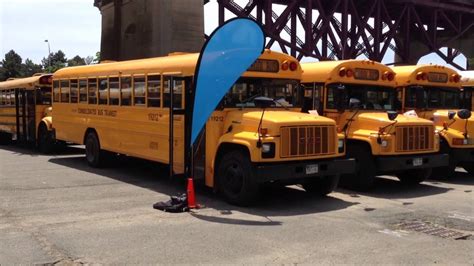 SPECIAL LOT OF NEW YORK CITY PUBLIC & PRIVATE SCHOOL BUSES AT EVENT ON ...