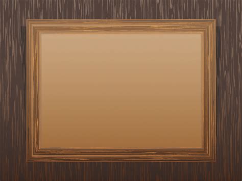 Brown Wooden Frame Powerpoint Templates - Border & Frames, Brown, Pattern - Free PPT Backgrounds