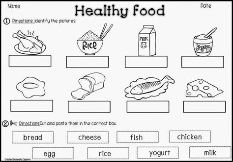 Healthy Food Worksheets Worksheets For All | Healthy and unhealthy food, Unhealthy food, Healthy ...