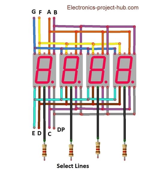 Arduino 7 Segment Display Interfacing | Multiplexing – DIY Electronics Projects | Electronics ...