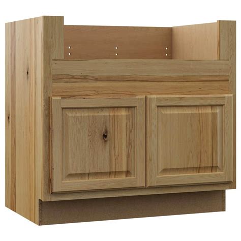 Hampton Bay Hampton Assembled 36x34.5x24 in. Farmhouse Apron-Front Sink Base Kitchen Cabinet in ...