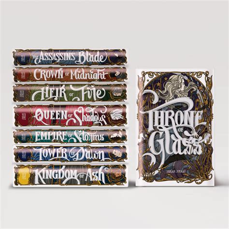 Throne of Glass Dust Jackets – Nerdy Ink