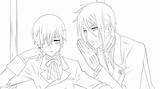 Black Butler coloring Pages  Best From Anime sketch template