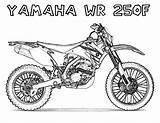 Dirt Bike Coloring Page sketch template