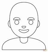 Face Blank Boy Template Coloring Head Clipart Outline Printable Pages  sketch template