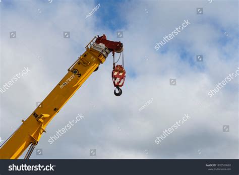 Hoist Crane Hook Sky Background Stock Photo 1895550682 | Shutterstock