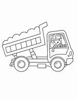 Dump Truck Coloring Pages Free Printable PDF sketch template