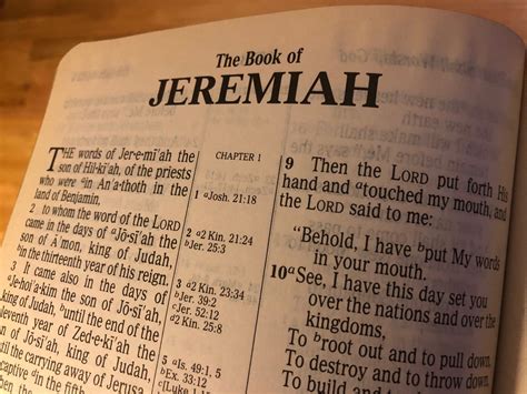 Jeremiah 1 – Basic Training Bible Ministries