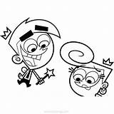 Cosmo From Fairly Odd Parents Coloring Pages  XColoringscom sketch template