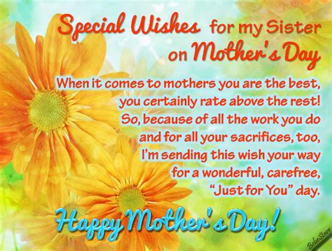 Special Wishes To My Sister. Free Family eCards, Greeting Cards | 123 ...