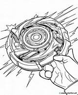 Beyblade spinning top coloring Page For Fans Download Or Print Free sketch template