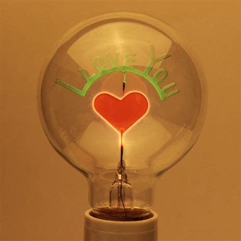 Incandescent Bulbs Sunflower/Rose/love u Shaped new style creative type Decorative Edison Light ...