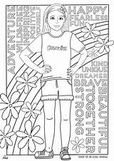 Brownie colouring Page In 2024  Girl Scouts Scout sketch template