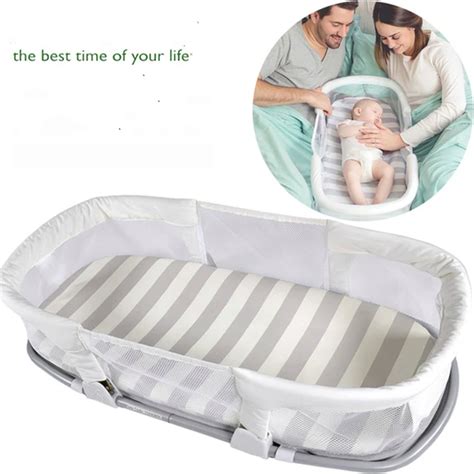 Multifunctional Baby Bed Folding Baby Crib Travel Bed Portable Baby Cots Newborn Foldable Crib ...