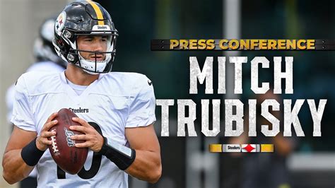 Mitch Trubisky Press Conference 08/24/22 | Mitchell Trubisky ...