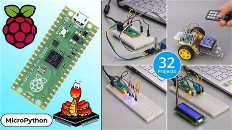 32 Projects with Elecrow Raspberry Pi Pico Advanced Kit